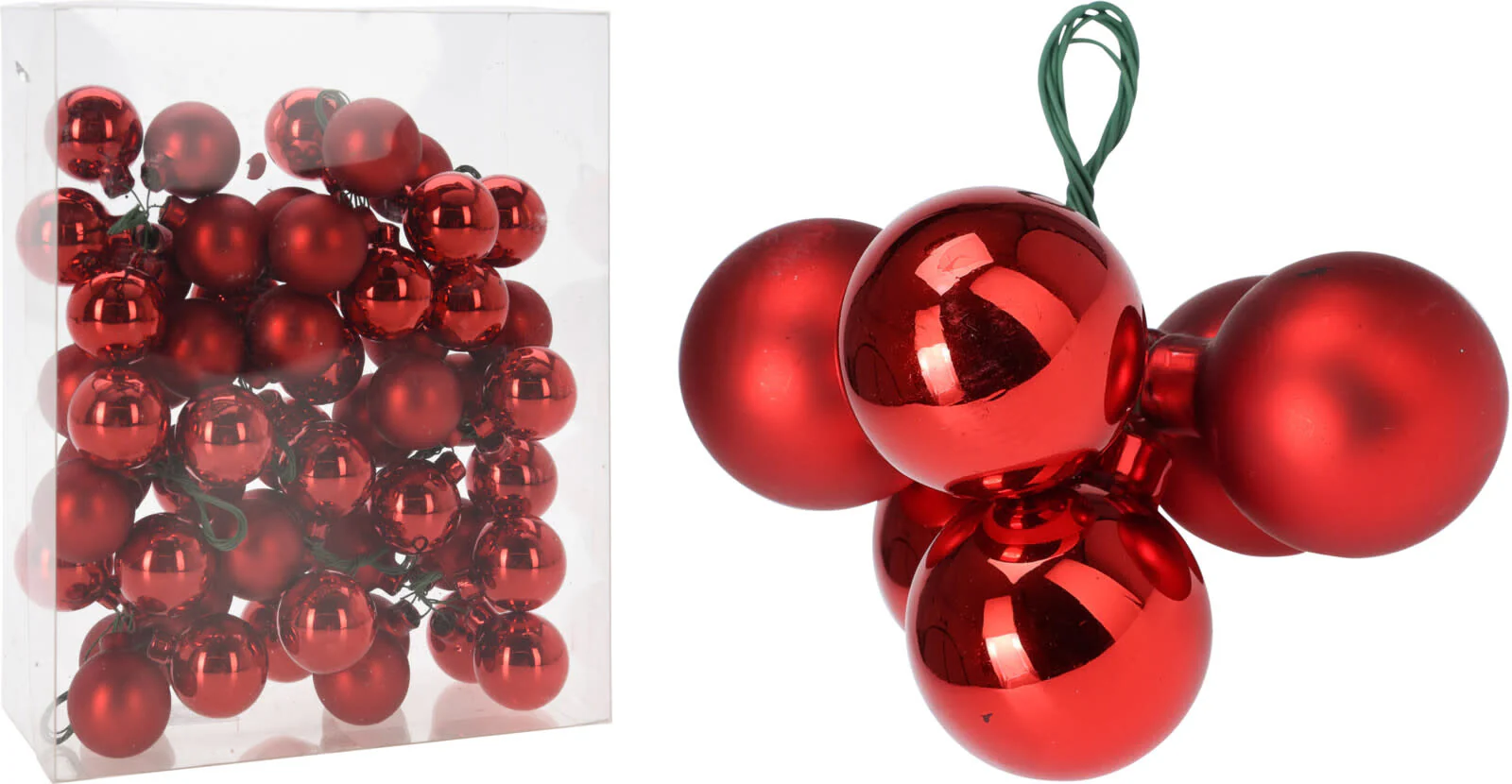 Xmas Ball Mini on Wire - Sold Individually - Image 2